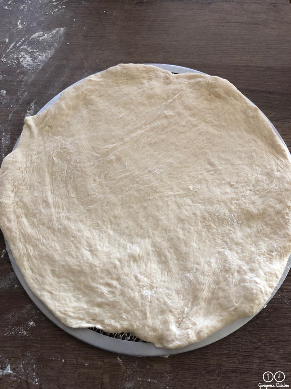 Pâte à pizza au levain