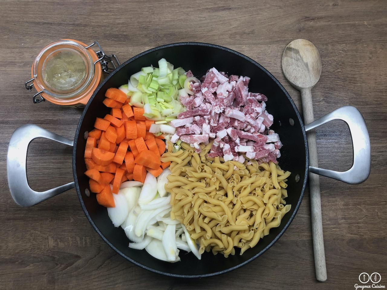 One pot pasta version hiver